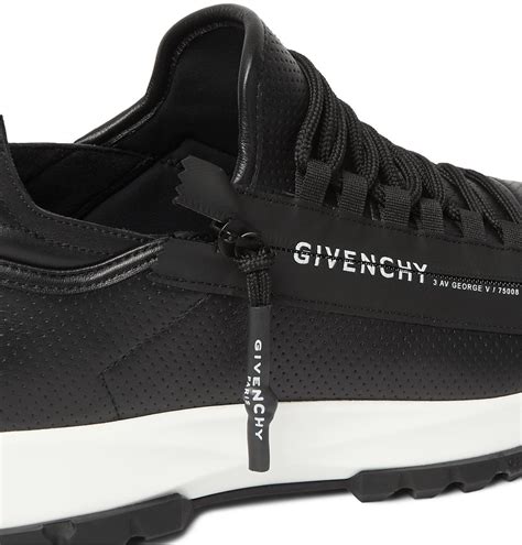 givenchy perforated leather sneakers|Givenchy Men's Spectre Perforated Leather Runner .